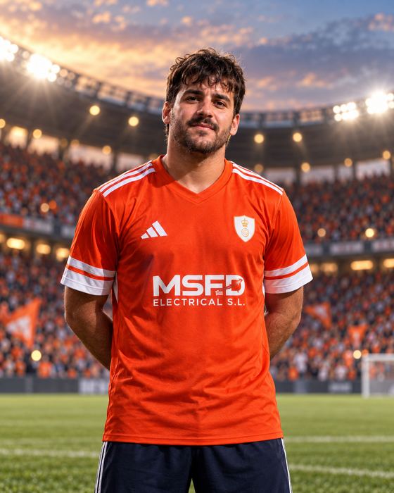 Midfielder celebrating